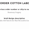PPLR_HIDDEN_PRODUCT Reorder Previous Label Design - COTTON