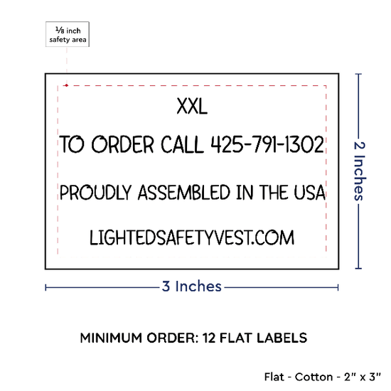 PPLR_HIDDEN_PRODUCT Large Text Only Label (2"x3"-Cotton)