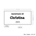 PPLR_HIDDEN_PRODUCT Text Only Medium Large Label (1.5"x3"-Cotton)