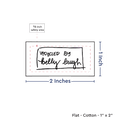 PPLR_HIDDEN_PRODUCT Print your Logo or Image on FLAT Cotton Tags