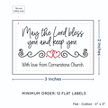 PPLR_HIDDEN_PRODUCT Double Heart Quote (2"x3" Cotton - 12 labels/set)