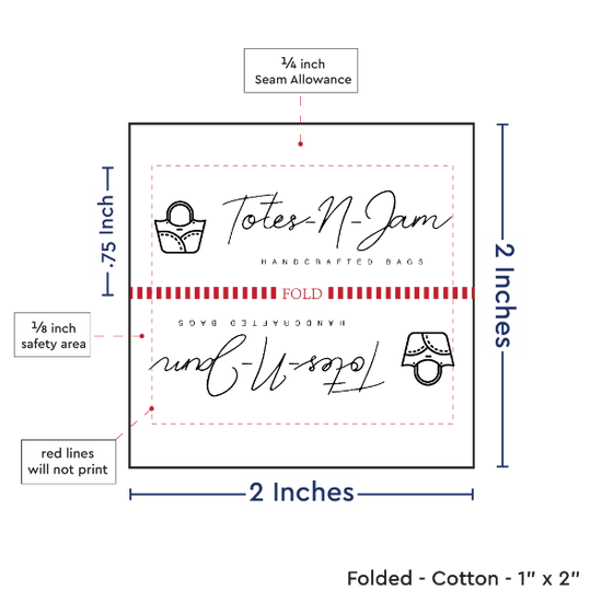 PPLR_HIDDEN_PRODUCT Print Your Logo or Image on FOLDED Cotton Tags