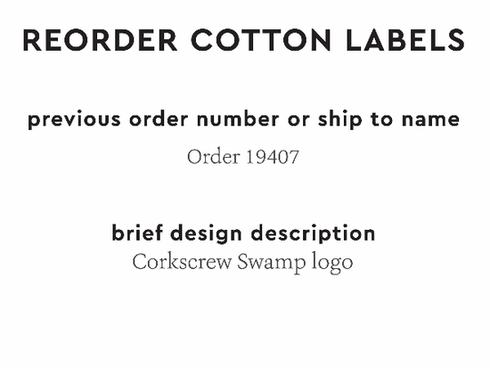 PPLR_HIDDEN_PRODUCT Reorder Previous Label Design - COTTON