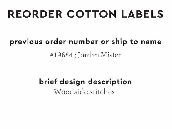 PPLR_HIDDEN_PRODUCT Reorder Previous Label Design - COTTON