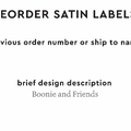 PPLR_HIDDEN_PRODUCT Reorder Previous Label Design - SATIN