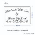 PPLR_HIDDEN_PRODUCT Double Heart Border (2"x3" Cotton - 12 labels/set)