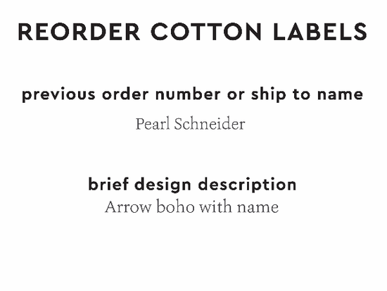 PPLR_HIDDEN_PRODUCT Reorder Previous Label Design - COTTON