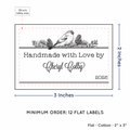 PPLR_HIDDEN_PRODUCT Winter Bird (2"x3" Cotton - 12 labels/set)