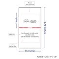 PPLR_HIDDEN_PRODUCT Print your logo/Image on Satin Tags (1.5" wide - Satin)