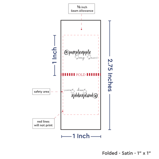 PPLR_HIDDEN_PRODUCT Print Your Logo/Image on Satin Tags (1" wide - Satin)