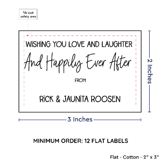 PPLR_HIDDEN_PRODUCT Large Text Only Label (2"x3"-Cotton)