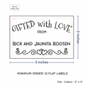 PPLR_HIDDEN_PRODUCT Double Heart Border (2"x3" Cotton - 12 labels/set)