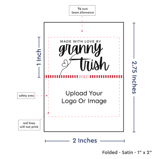 PPLR_HIDDEN_PRODUCT Print your Logo or Image on Satin Tags (2" wide - Satin)