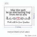 PPLR_HIDDEN_PRODUCT Double Heart Quote (2"x3" Cotton - 12 labels/set)