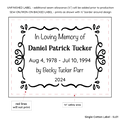 PPLR_HIDDEN_PRODUCT Decorative Frame Single Label