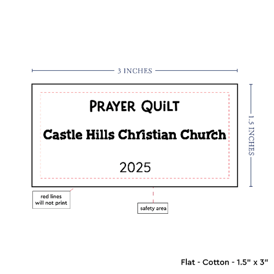 PPLR_HIDDEN_PRODUCT Text Only Medium Large Label (1.5"x3"-Cotton)