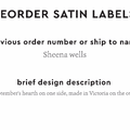 PPLR_HIDDEN_PRODUCT Reorder Previous Label Design - SATIN