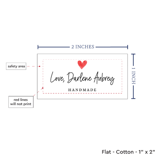 PPLR_HIDDEN_PRODUCT Simple Heart (2"x1"-Cotton)