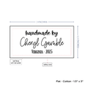 PPLR_HIDDEN_PRODUCT Text Only Medium Large Label (1.5"x3"-Cotton)