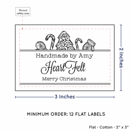 PPLR_HIDDEN_PRODUCT Holiday Treats (2"x3" Cotton - 12 labels/set)