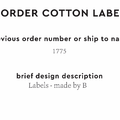 PPLR_HIDDEN_PRODUCT Reorder Previous Label Design - COTTON