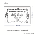 PPLR_HIDDEN_PRODUCT Swirl Accent Border (2"x3" Cotton - 12 labels/set)