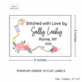 PPLR_HIDDEN_PRODUCT Thread and Flowers (2"x3" Cotton - 12 labels/set)