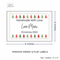 PPLR_HIDDEN_PRODUCT Christmas Trees (2"x3" Cotton - 12 labels/set)