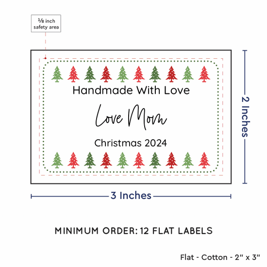 PPLR_HIDDEN_PRODUCT Christmas Trees (2"x3" Cotton - 12 labels/set)