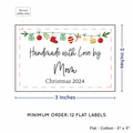 PPLR_HIDDEN_PRODUCT Christmas Garland (2"x3" Cotton - 12 labels/set)