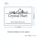 PPLR_HIDDEN_PRODUCT Winter Birds with Fill in Blanks (2"x3" Cotton - 12 labels/set)