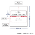 PPLR_HIDDEN_PRODUCT Print your logo/Image on Satin Tags (1.5" wide - Satin)