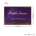 PPLR_HIDDEN_PRODUCT Print your Logo or Image on FLAT Cotton Tags