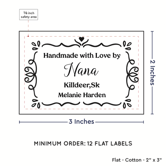 PPLR_HIDDEN_PRODUCT Swirl Accent Border (2"x3" Cotton - 12 labels/set)