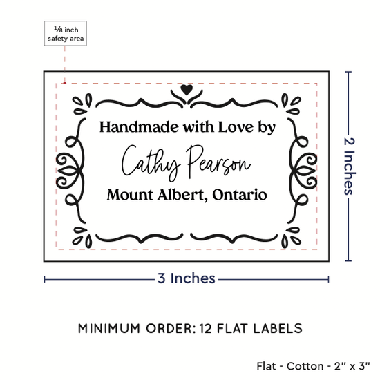 PPLR_HIDDEN_PRODUCT Swirl Accent Border (2"x3" Cotton - 12 labels/set)
