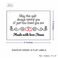 PPLR_HIDDEN_PRODUCT Double Heart Quote (2"x3" Cotton - 12 labels/set)