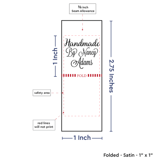 PPLR_HIDDEN_PRODUCT Handmade Square (1" wide - Satin)