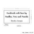 PPLR_HIDDEN_PRODUCT Text Only Medium Large Label (1.5"x3"-Cotton)