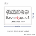 PPLR_HIDDEN_PRODUCT Double Heart Quote (2"x3" Cotton - 12 labels/set)