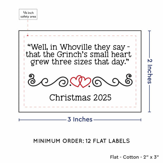 PPLR_HIDDEN_PRODUCT Double Heart Quote (2"x3" Cotton - 12 labels/set)