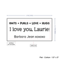 PPLR_HIDDEN_PRODUCT Text Only Medium Large Label (1.5"x3"-Cotton)