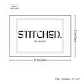PPLR_HIDDEN_PRODUCT Print your Logo or Image on FLAT Cotton Tags