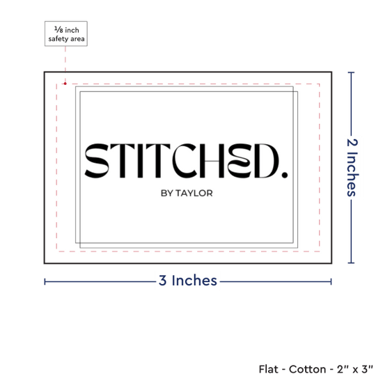 PPLR_HIDDEN_PRODUCT Print your Logo or Image on FLAT Cotton Tags