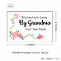 PPLR_HIDDEN_PRODUCT Thread and Flowers (2"x3" Cotton - 12 labels/set)