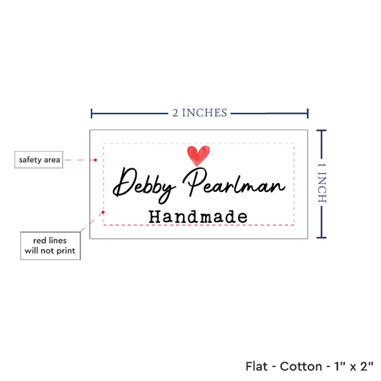 PPLR_HIDDEN_PRODUCT Simple Heart (2"x1"-Cotton)