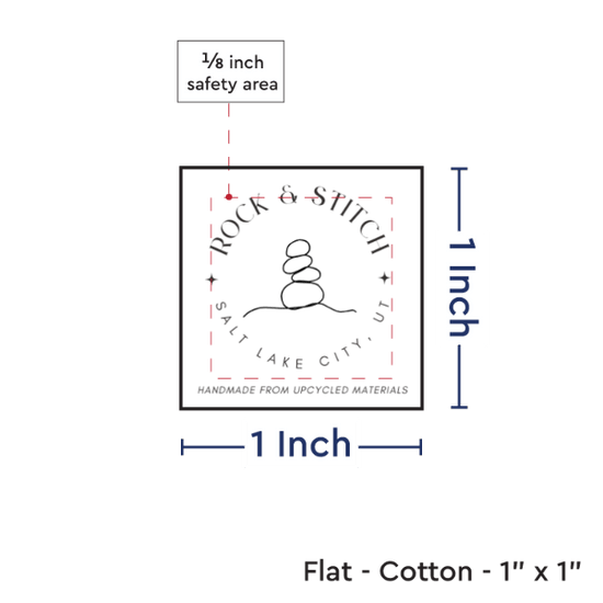 PPLR_HIDDEN_PRODUCT Print your Logo or Image on FLAT Cotton Tags