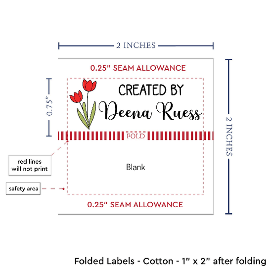 PPLR_HIDDEN_PRODUCT Spring Tulips (2"x1"-Cotton)