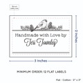 PPLR_HIDDEN_PRODUCT Winter Bird (2"x3" Cotton - 12 labels/set)