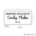PPLR_HIDDEN_PRODUCT Text Only Medium Large Label (1.5"x3"-Cotton)