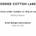 PPLR_HIDDEN_PRODUCT Reorder Previous Label Design - COTTON